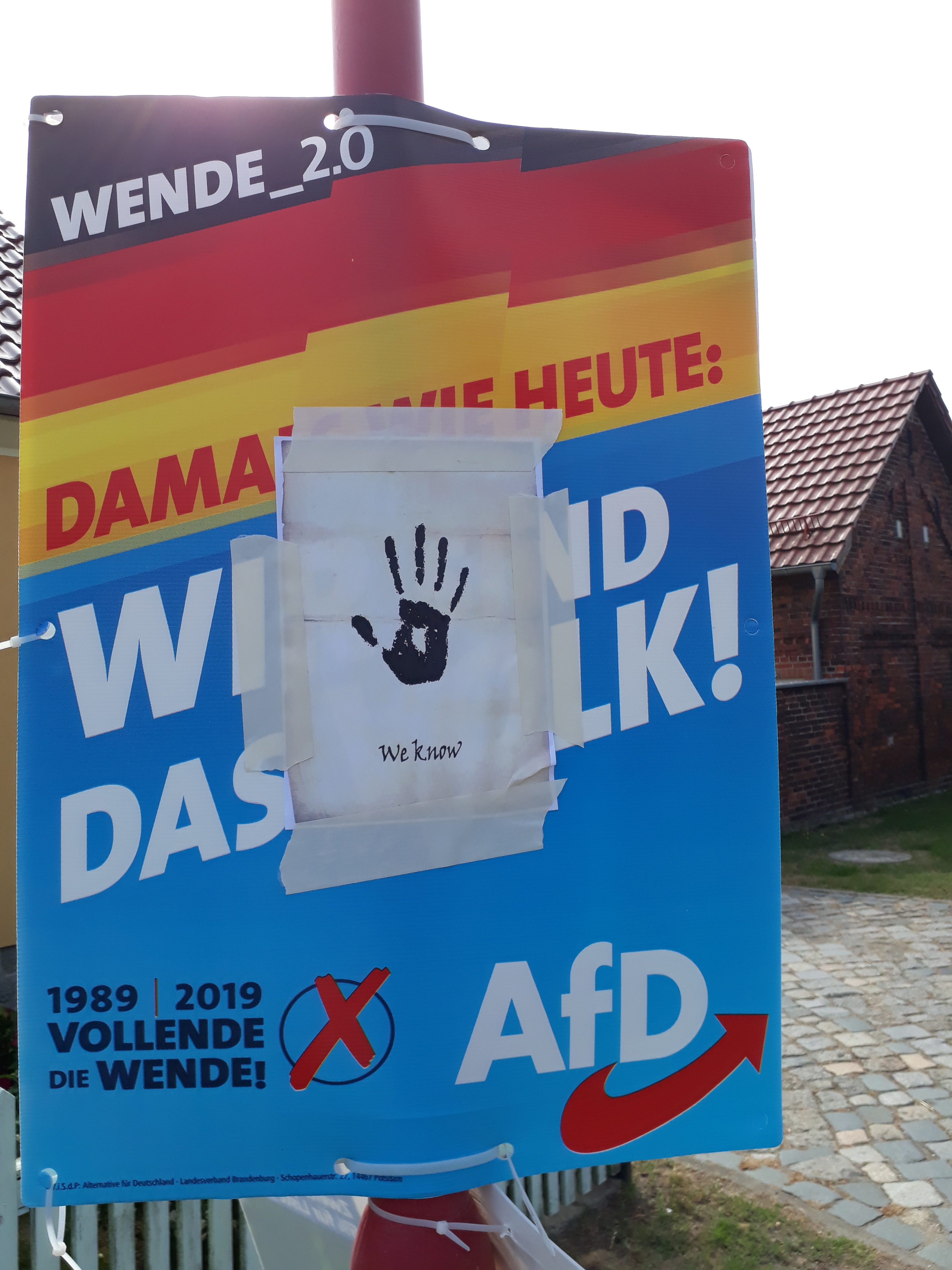 Aufruf für Demokratie und Toleranz