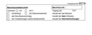 Antrag Rückerstattung der Zinsen & Kosten - Verfahren Altanschließer / 037-19 - AfD Cottbus