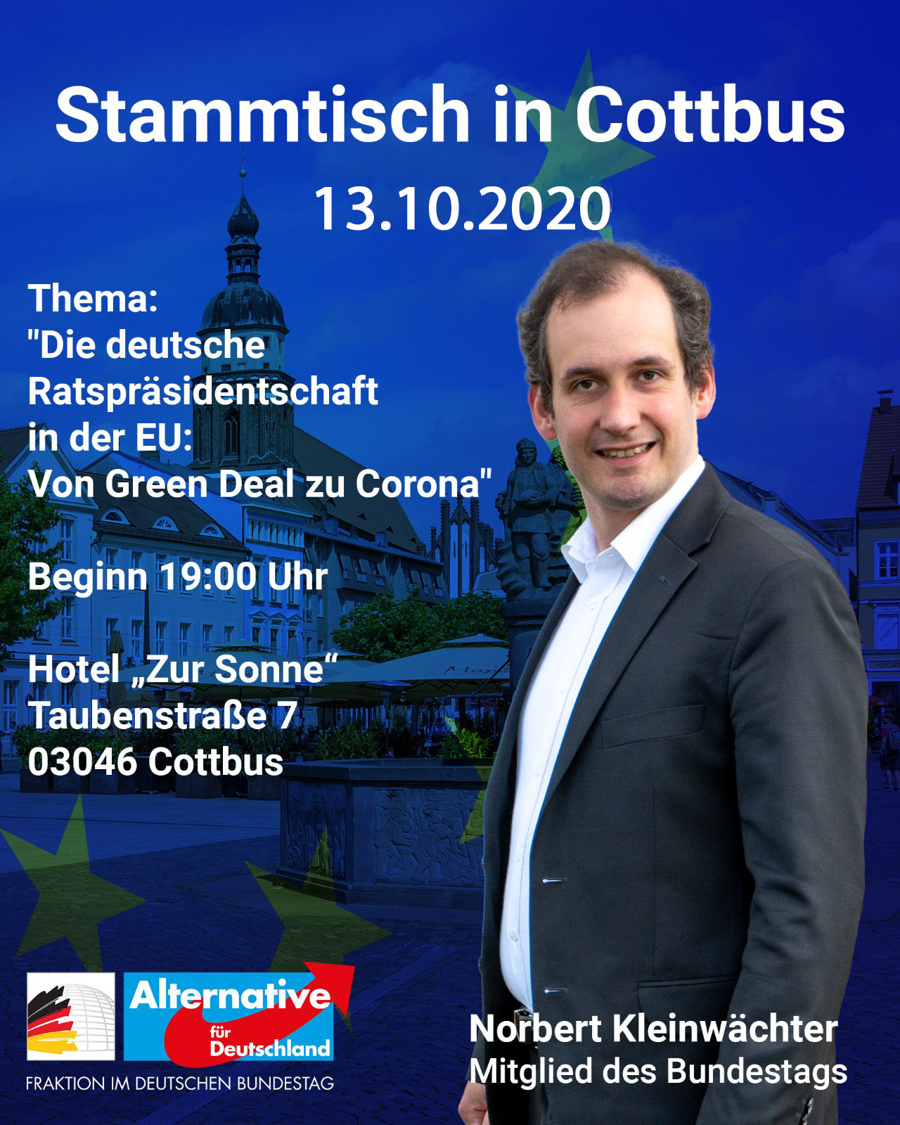 AfD Kreisverband Cottbus Stammtisch am 13.10.2020