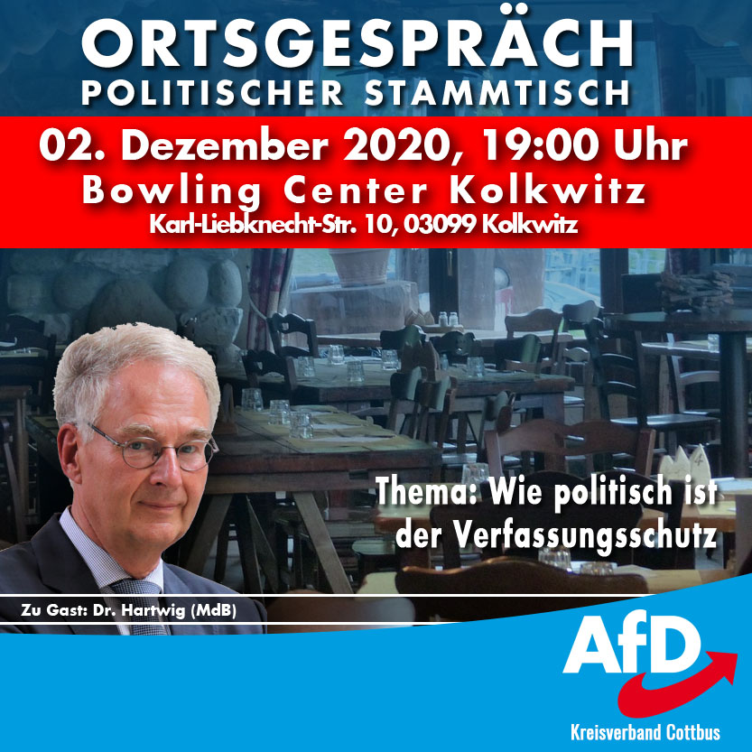 AfD Kreisverband Cottbus Stammtisch 02.12.2020