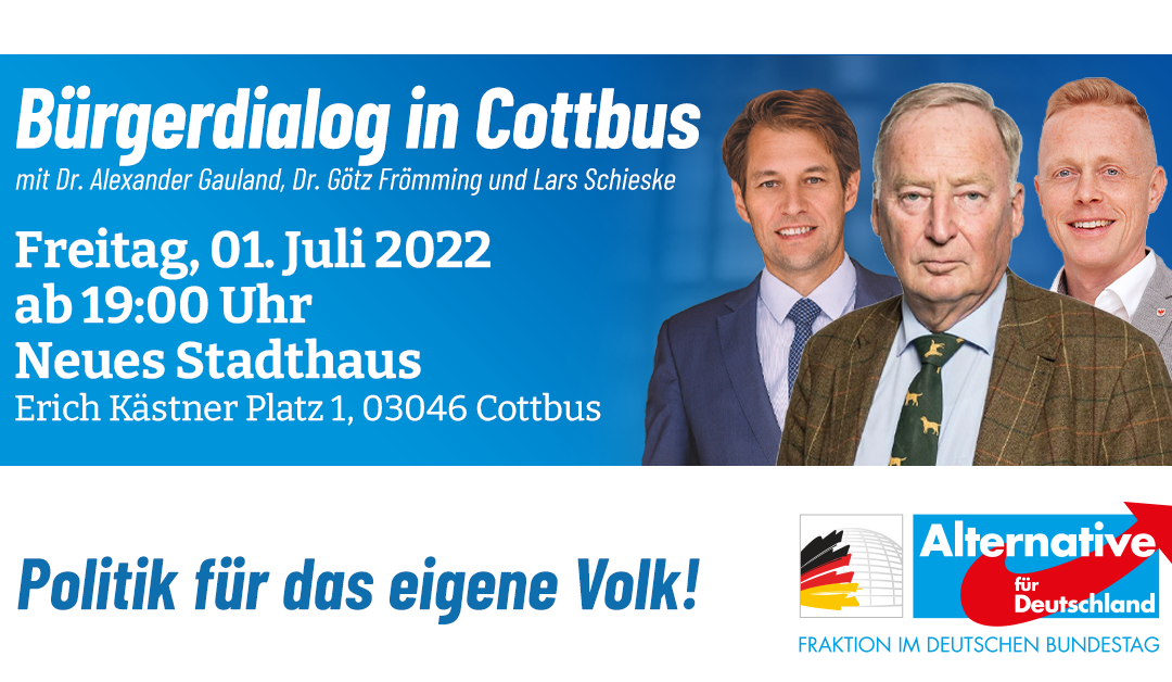 Dr. Gauland zu Gast in Cottbus