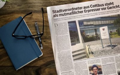 Cottbuser Stadtverordneter Philipp Gärtner wegen Erpressung vor Gericht