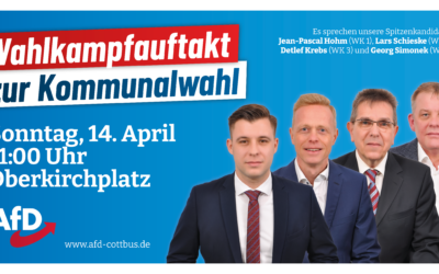 Wahlkampfauftakt zur Kommunalwahl