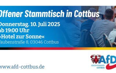 Offener Stammtisch am 10. Juli 2025
