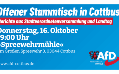 Offener Stammtisch am 16. Oktober 2025