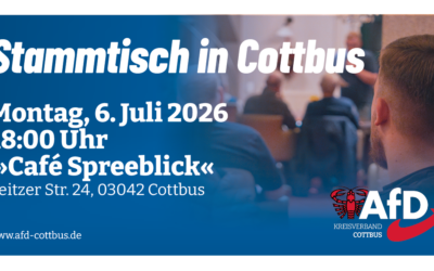 Offener Stammtisch der AfD Cottbus